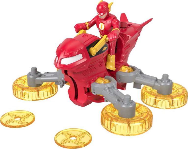 Imaginext -DC Super Friends - Coffret figurines -Batman et Flash, moto