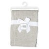 Baby Mode Signature Grey Knit Blanket with Border