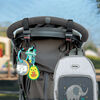 Nuby Deluxe Car Seat & Stroller Hooks, 2 Pack - Black