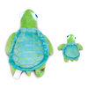 Ensemble NightBuddies and BabyBuddies Tortue Verte de 15" and 5" en Peluche Yeux Lumineux