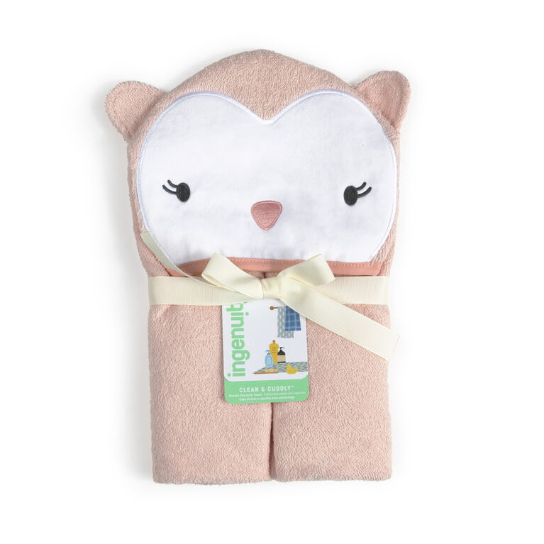 Ingenuity Clean & Cuddly Hooded Character Towel - Edi