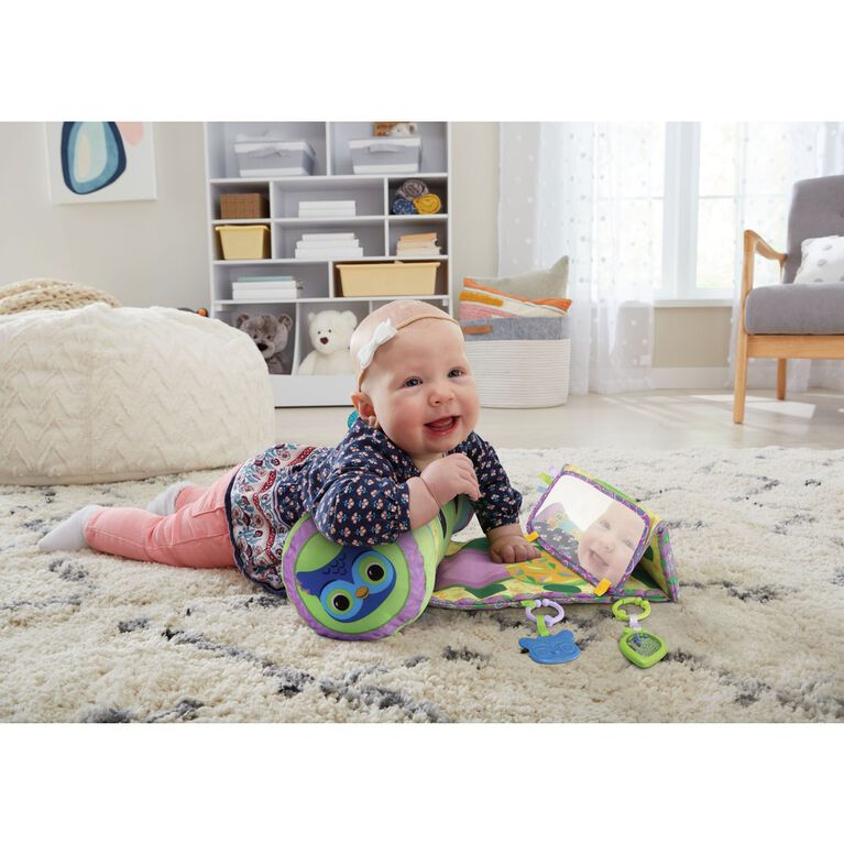 VTech 3-in-1 Tummy Time Roll-a-Pillar - English Edition