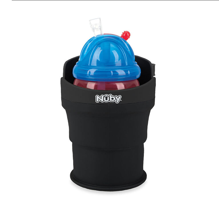 Porte-gobelet telescopique de Nuby - Noir