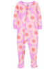 Carter's One Piece Sunflower 100% Snug Fit Cotton Footless Pajamas Purple 4T