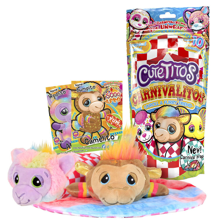 Scented Cutetitos Carnivalitos - Surprise Stuffed Animals - Collectible Carnival Plush - Series 1
