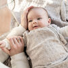 Perlimpinpin-Waffle muslin sleep bag 1.0 TOG-Sesame-18-36m