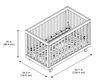 Beckett 3-in-1 Convertible Crib - Pebble Gray Storkcraft.