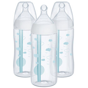 NUK Smooth Flow Pro Anti-Colic Bottle, 10oz, 3PK