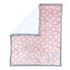 Koala Baby - Lamb Pink/Grey Sherpa Applique Blanket