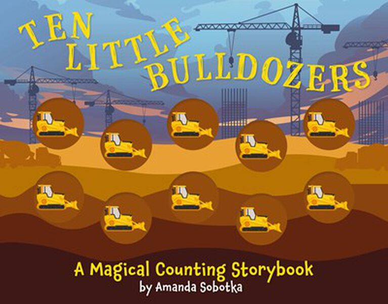 Ten Little Bulldozers - English Edition