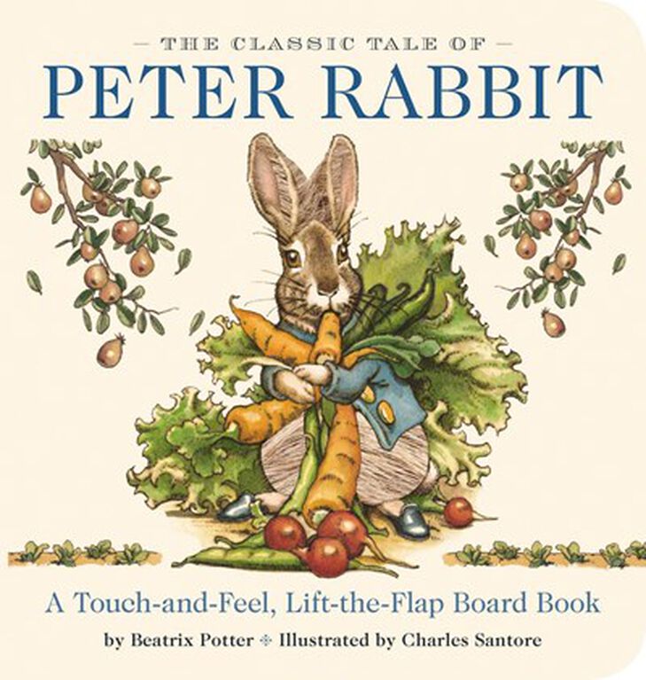 Classic Tale of Peter Rabbit Touch and Feel Board Book - English Edition