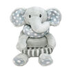 Bab & Tot Plush stacking activity toy: Grey elephant