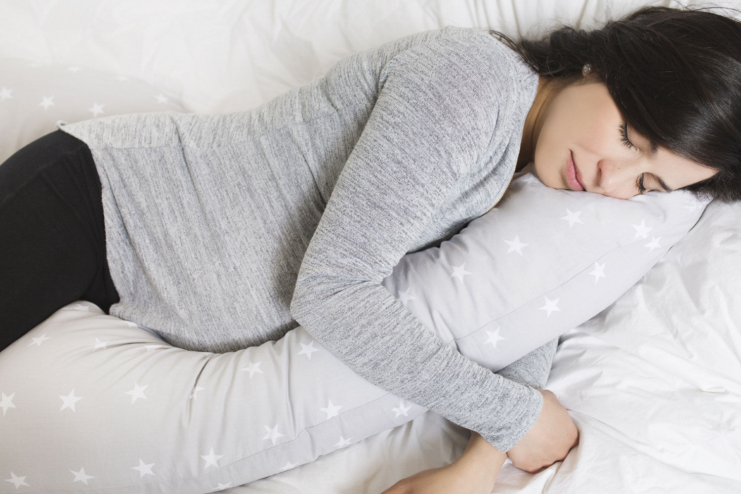Perlimpinpin Multifunctionnal Pregnancy Pillow Grey