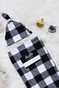 Itzy Ritzy cocon cutie gingham noir et blanc