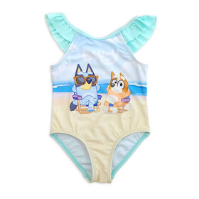 Maillot de Bain Une Pièce Bluey - Menthe
