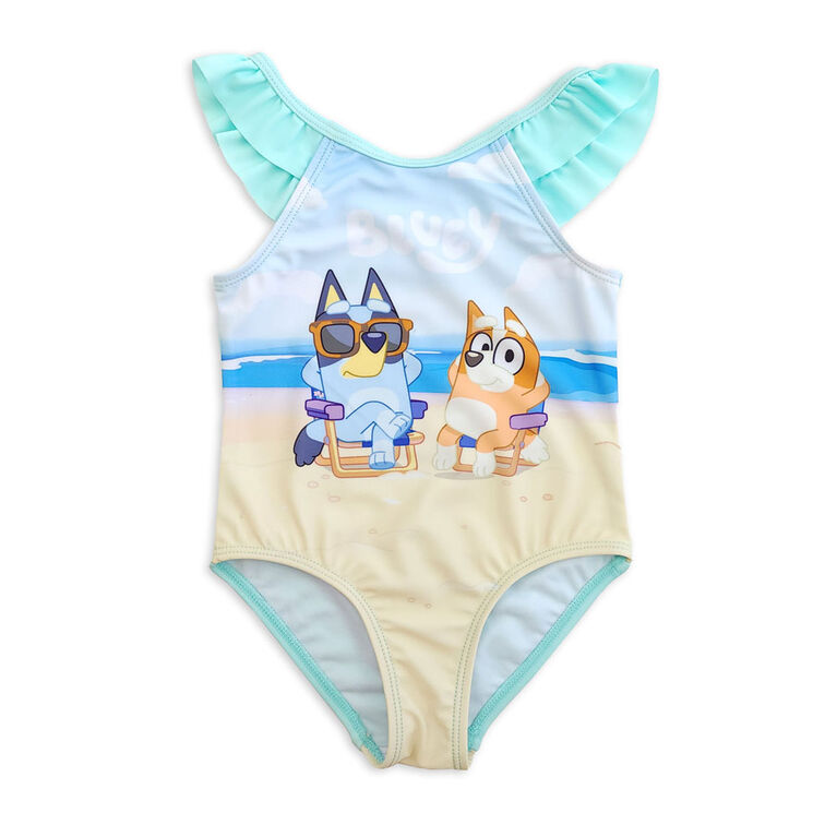 Maillot de Bain Une Pièce Bluey - Menthe