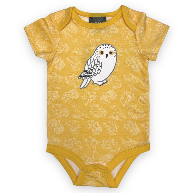 Harry Potter - Short Sleeve Bodysuit -  Yellow - 12 - 18M
