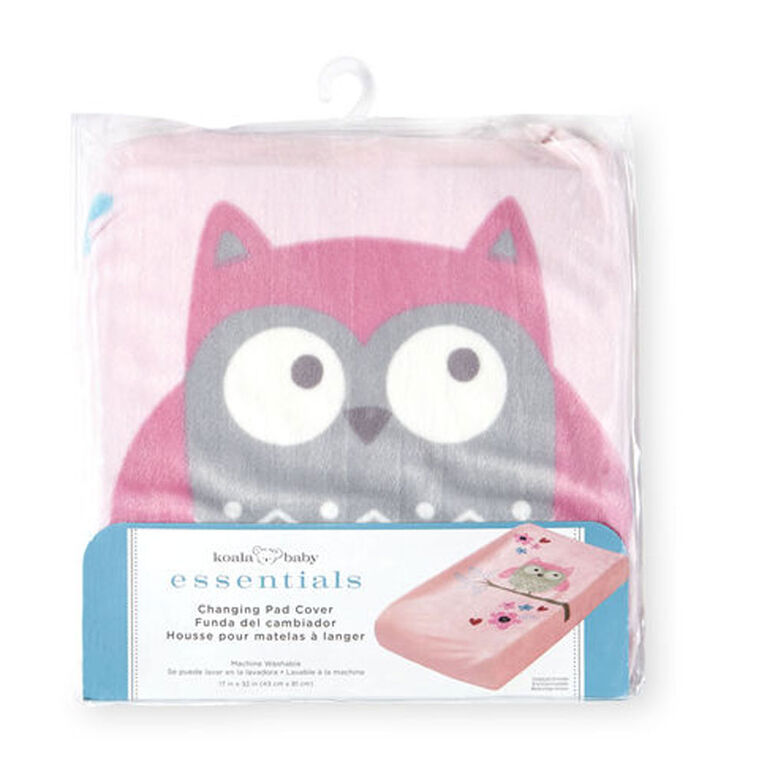 Koala Baby Essentials Housse pour matelas à langer en peluche Hibou. Babies R Us Canada