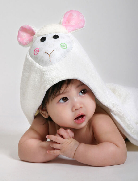 Zoocchini Baby Towel - Lola the Lamb