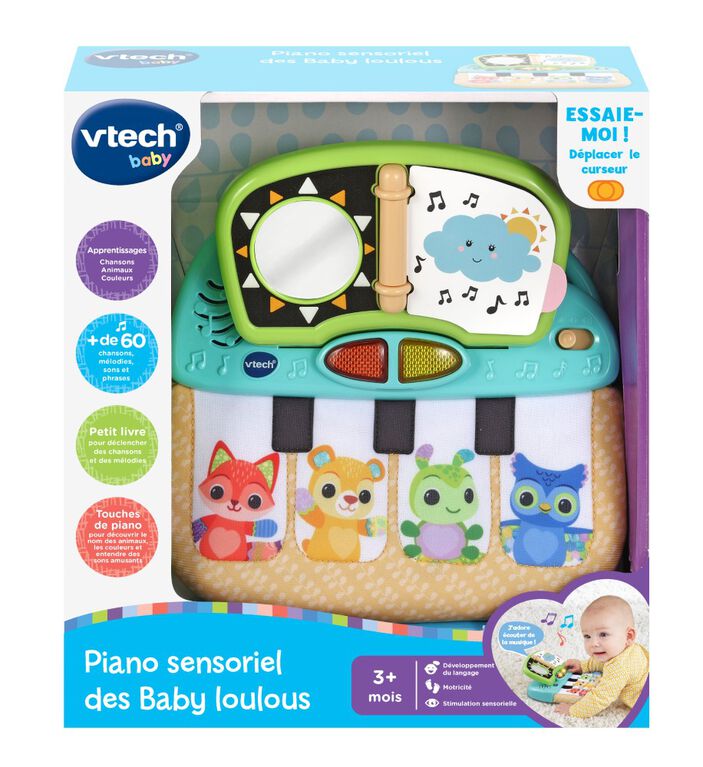 VTech 3-in-1 Tummy Time to Toddler Piano - French Edition