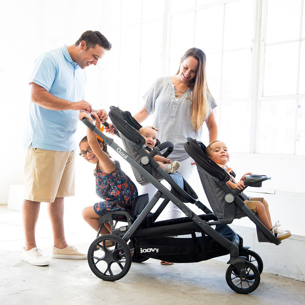 Joovy Qool Second Seat Grey Melange Babies R Us Canada