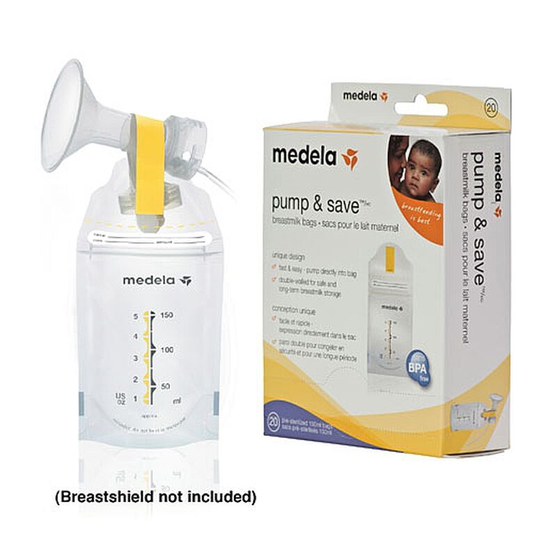 Medela Pump & Save Breastmilk Bags - 20 pack