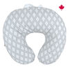 Perlimpinpin Nursing Pillow With Removable Cover - Grey Diamonds