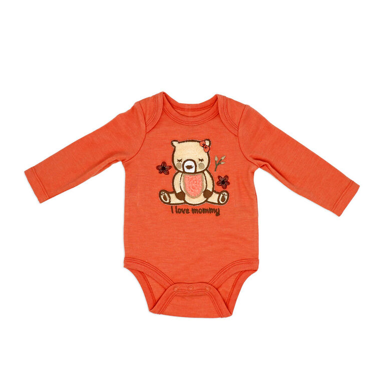 Sterling Baby 3 Piece Footed Set: Pink Bear