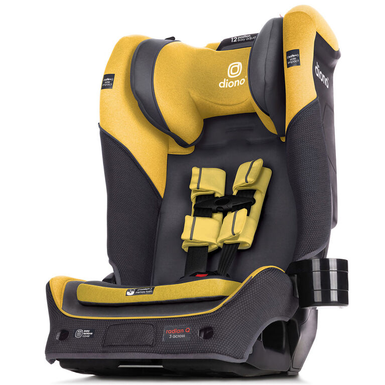 Radian 3Qx Latch All-In-One Convertible Car Seat - Yellow Mineral