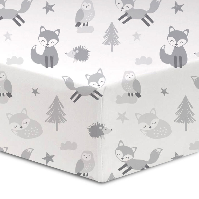 Koala Baby - Flannel 1 Pack Fox Island Crib Sheet