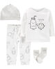 Carter's 4-Piece Cookie Take-Me-Home Set White - 12 Months