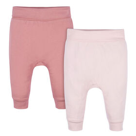 Gerber Childrenswear - 2 Pack Pants - Appley Sweet - 0-3M