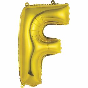 Ballons en forme de lettre or 14 " - F