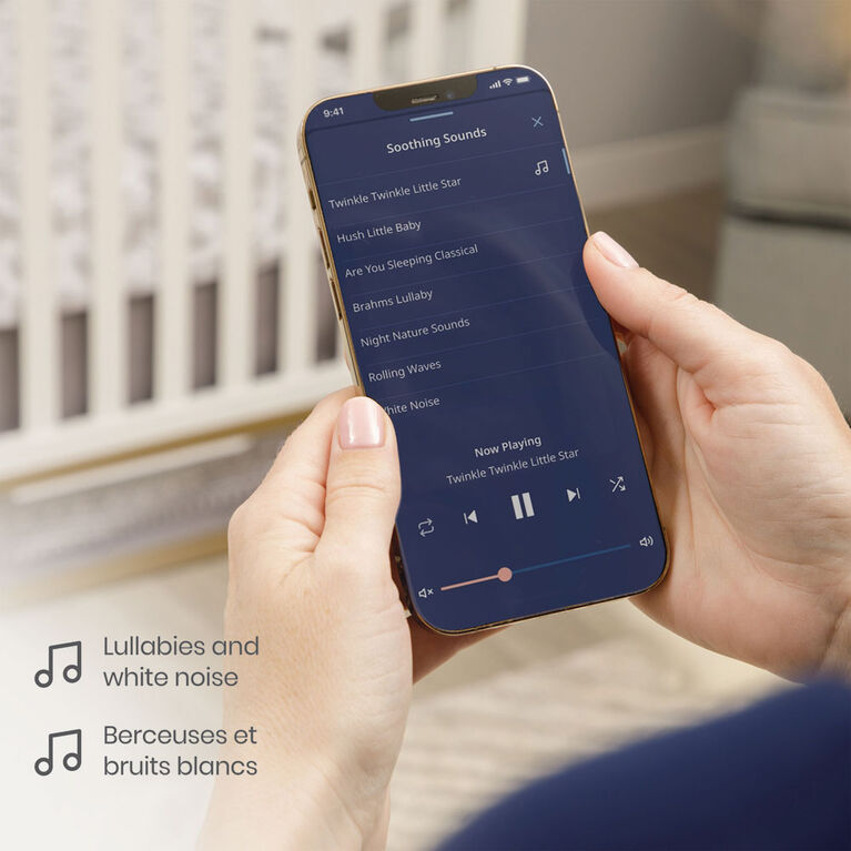 Moniteur pour bébé intelligente 360° de Safety 1st