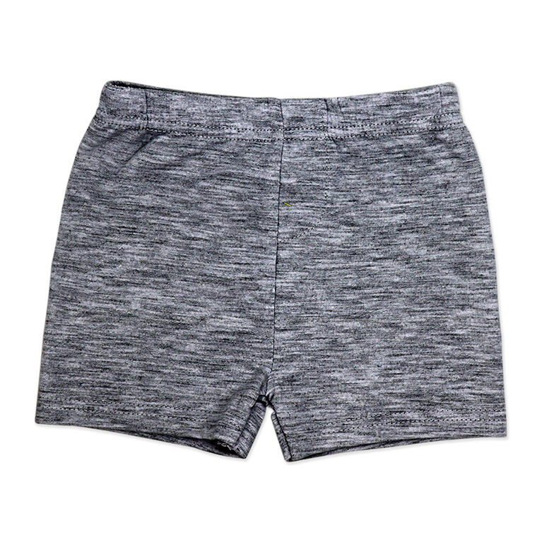 Mini Hop 3 Piece Short Set: Yellow Tiger 