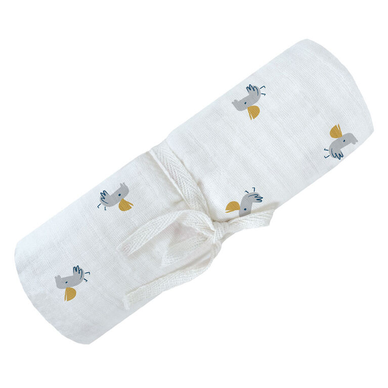 Cotton Muslin Swaddle/ Pelicans Babies R Us Canada