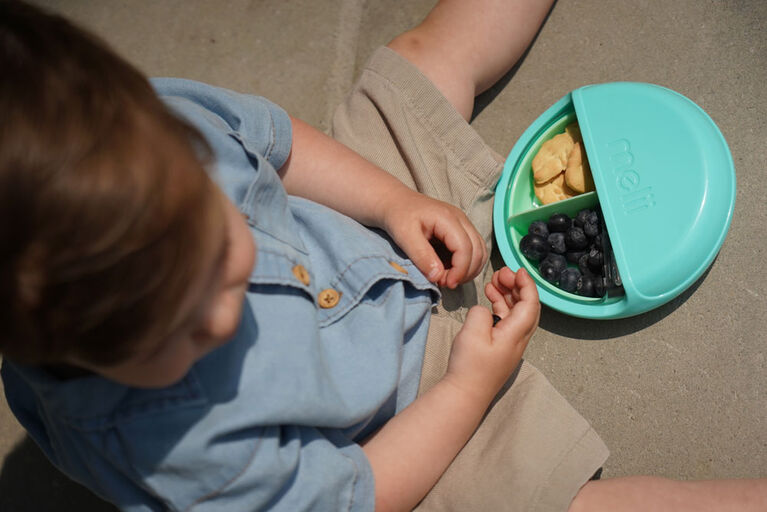 Spin Snack Container - Blue