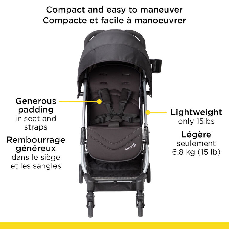 Safety 1st Teeny Ultra Compact Stroller- Black Magic
