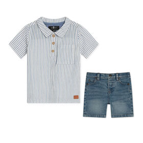 Ensemble Short Denim 2 Pièces 7 For All Mankind, Blanc