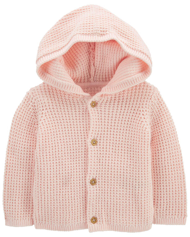 Cardigan à capuchon Carter’s, Rose – 3M
