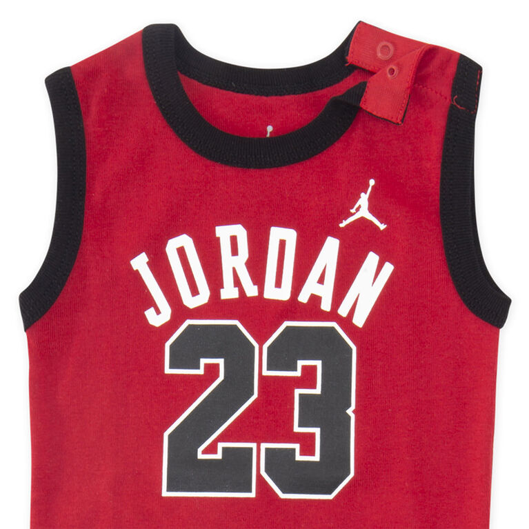 Jordan 3 Piece Tank Top Set - Red - 0/6 Months