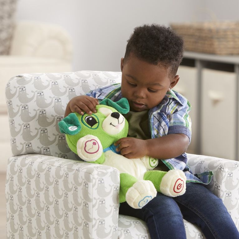 LeapFrog Mon Ami Scout, peluche pour b&eacute;b&eacute; avec personnalisation, musique et berceuses, contenu &eacute;ducatif pour les b&eacute;b&eacute;s et les jeunes enfants &Eacute;dition fran&ccedil;aise