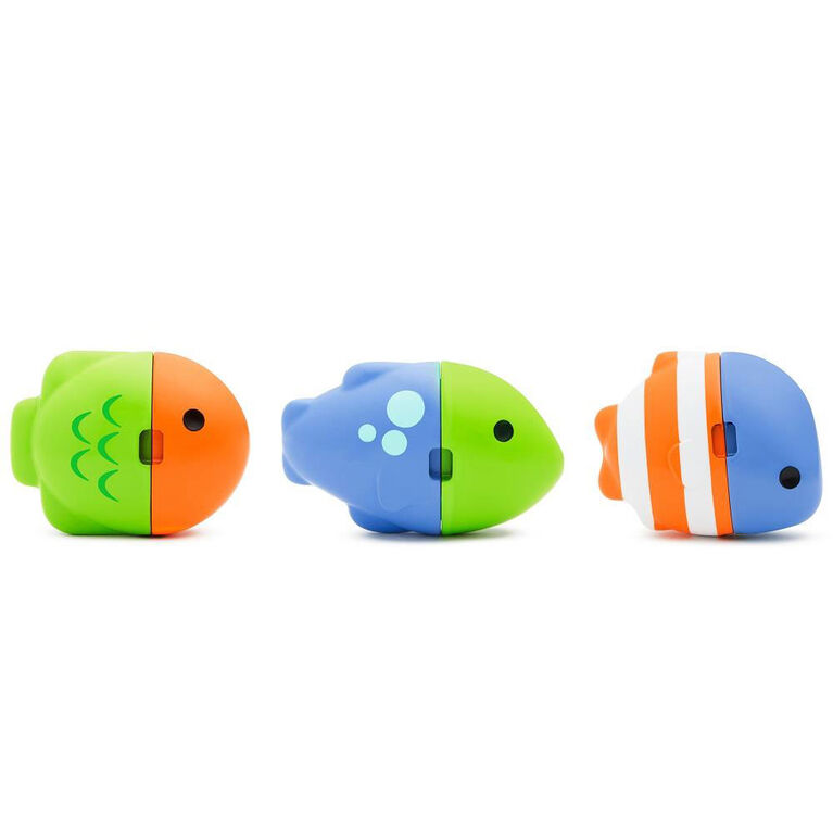 Jouet pour le bain ColorMix en forme de poisson qui change de couleur