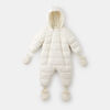 stay warm snowsuit , size 18-24m - White