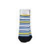 Chloe + Ethan - Toddler Socks, Royal Blue Multi Stripe, 3T-4T