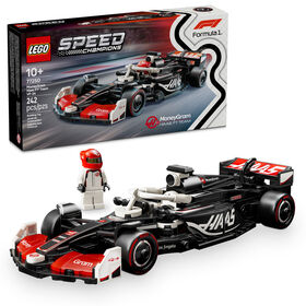 LEGO Speed Champions Voiture de course MoneyGram Haas F1 Team VF-24, Jouet de v&eacute;hicule et pilote 77250