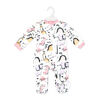 Baby Mode Printed Plush Sleeper: Pink Dinosaur 0-3M