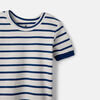 Short Sleeve 2 Piece Sleep Dk Blue Stripe 3Y