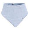 Just Born - Lot de 4 Bavoirs Bandana en Mousseline - Bleu