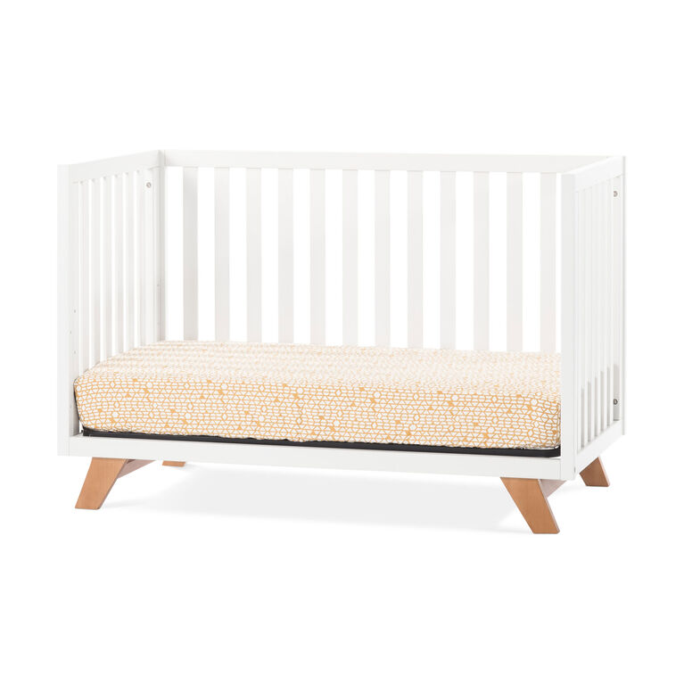 Child Craft Forever Eclectic SOHO 4-in-1 Convertible Crib - White/Natural